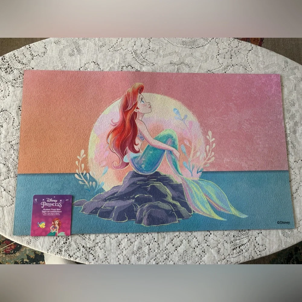 Disney aerial little mermaid, Rubber Doormat 18X30